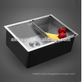 Handmade16G/18G Zero Radius Stainless Steel SUS 304 Single Bowl Kitchen Sink